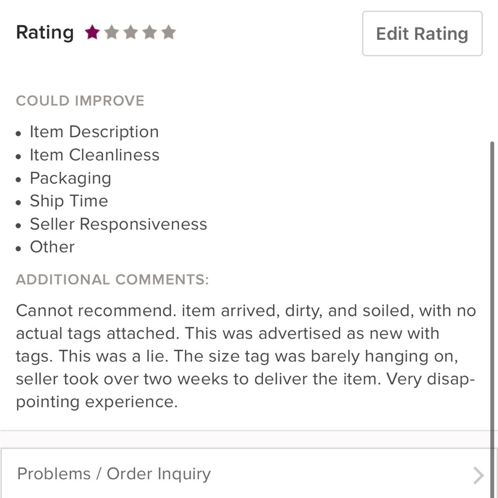 Poshmark Message Screenshot - Picture 3 of 10